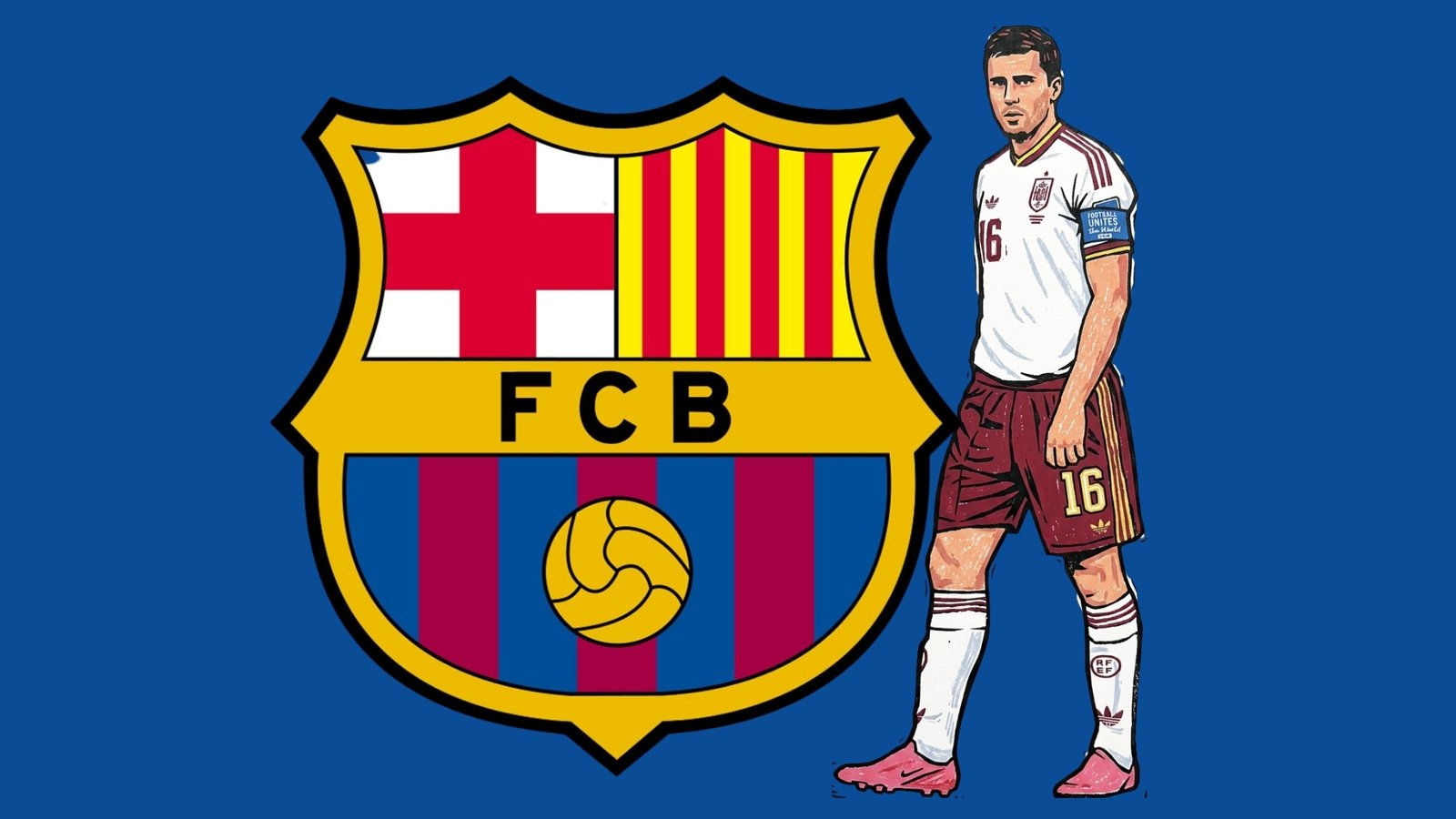 The destination is Barcelona for Rodri
